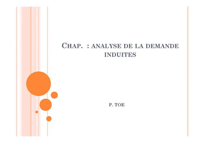 Demande Induite Cours Site Stms Bse